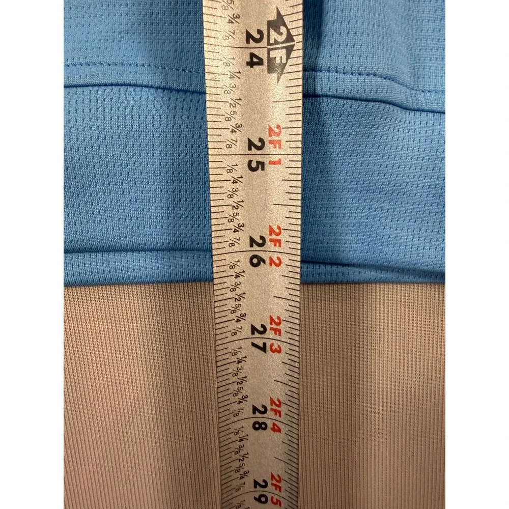 Adidas Core Lightweight 1/4 Zip Golf Pullover Semi Blue Burst IU4510 Mens M NWT